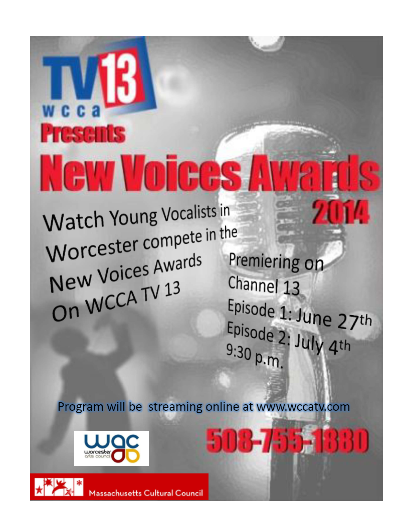 New Voices Awards 2014 Flyer PNG